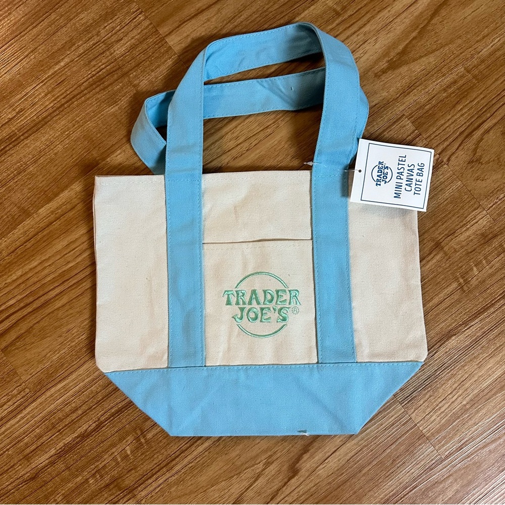 Trader Joe’s Mini Pastel Totes - Blue